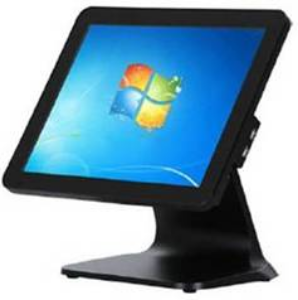 Imagem de POS •	8T- W7, POS True flat  15’’, J1900, 4GB, mSata 64GB, ABS+ Base Metalica