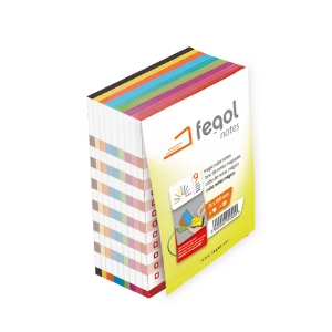 Picture of CUBO MAGICO NOTAS ADERENTES FEGOL 75X100 TAREFAS 225FOLHAS