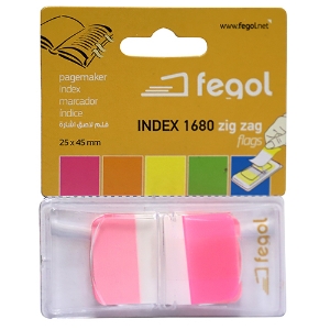 Imagem de INDEX ADERENTE FEGOL 1680-09 1"PLG. (25X43MM) ROSA