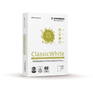 Picture of RESMA PAPEL RECICLADO A4 80GR STEINBEIS CLASSICWHITE