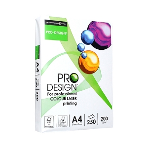 Imagem de EMB.250F PAPEL A4 200GR I.P. PRO-DESIGN LASER BRANCO