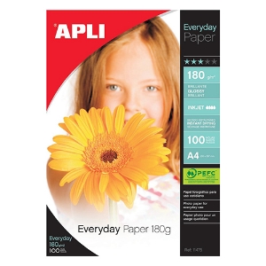 Picture of PAPEL FOTOG. A4 180GR GLOSS INKJET APLI 11475 (CX.100F)