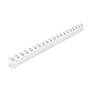 Imagem de ARG. ESPIRAL PLASTICO 25MM BRANCA