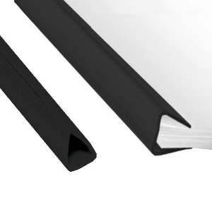 Picture of BAGUETE DE PLASTICO A4 20MM PRETA