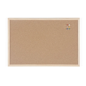 Imagem de  QUADRO CORTICITE 40X60CM MOLDURA MADEIRA 2F ECONÓMICO