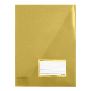 Imagem de BOLSA ARQUIVO COM TRIÂNGULO FEGOL 21A A4 COM VISOR AMARELO TRANSLÚCIDO