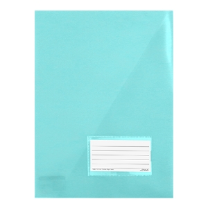 Imagem de BOLSA ARQUIVO COM TRIÂNGULO FEGOL 21A A4 COM VISOR TURQUESA PASTEL