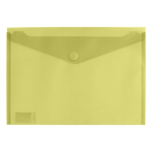 Imagem de BOLSA TIPO ENVELOPE A4 COM VELCRO FEGOL E106 AMARELA