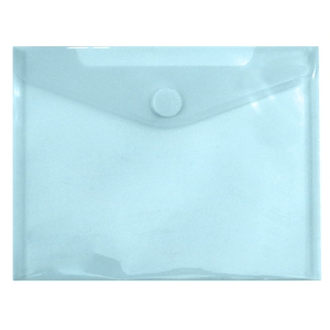 Imagem de BOLSA TIPO ENVELOPE A5 COM VELCRO FEGOL E107 TURQUESA PASTEL