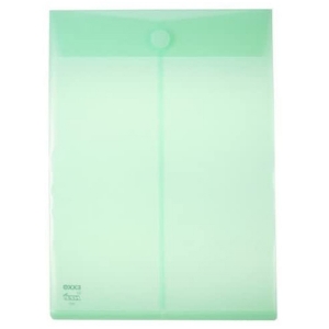 Picture of BOLSA TIPO SACO A4 90036 COM FECHO VELCRO VERDE