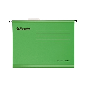 Imagem de BOLSA SUSP. HORIZ. VISOR CURTO 33CM ESSELTE 90318 VERDE