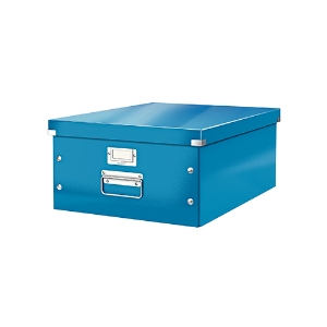 Imagem de CX. ARRUMAÇAO GRANDE LEITZ WOW 6045 CARTAO PP AZUL