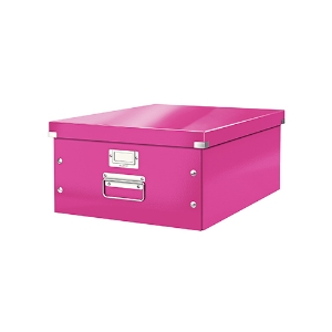 Imagem de CX. ARRUMAÇAO GRANDE LEITZ WOW 6045 CARTAO PP ROSA