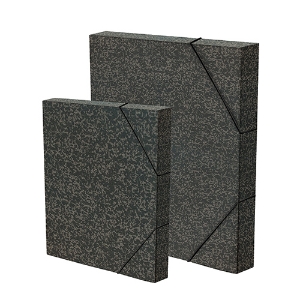 Imagem de CAPA C/ELASTICOS FIBRA A4 L30 PAJORY 1007/3(193C) PRETA