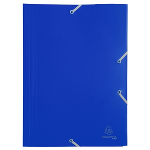 Imagem de CAPA C/ELASTICOS PP A4 EXACOMPTA ECO AZUL (55902E)