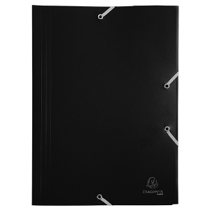 Imagem de CAPA C/ELASTICOS PP A4 EXACOMPTA ECO PRETA (55901E)