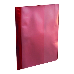 Imagem de CLASSIFICADOR C/FER. ROMA 262 PVC TRANSP. VERMELHO 04