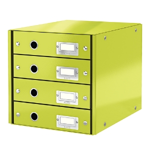 Imagem de DISTRIBUIDOR 4 GAVETAS LEITZ WOW 60490054 VERDE