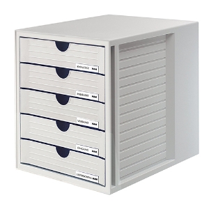 Picture of DISTRIBUIDOR 5 GAVETAS HAN SYSTEM BOX 1450-11 CINZA FECHADO