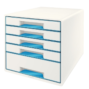 Picture of DISTRIBUIDOR 5 GAVETAS LEITZ WOW 52142036 AZUL