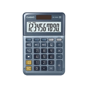 Picture of CALCULADORA DE SECRETÁRIA CASIO MS-100BM