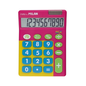 Picture of CALCULADORA DE SECRETÁRIA MILAN MIX ROSA 159906TMPBL