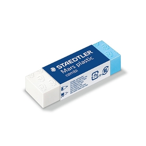 Imagem de BORRACHA MISTA STAEDTLER PLASTIC COMBI 526 508 BRANCA/AZUL