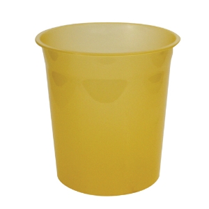 Picture of CESTO PAPEIS INUTEIS FEGOL PLAST.TRANSL.13LT 300 AMAR.FLUOR.