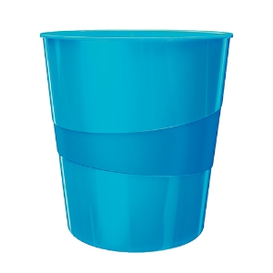 Imagem de CESTO PAPEIS INUTEIS LEITZ WOW 5278 15LT AZUL
