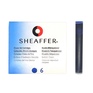 Imagem de CX.6 CARTUCHOS TINTA SHEAFFER AZUL (550)