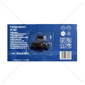 Picture of INK-ROLLER IR-40T PRETO/VERMELHA (GR.745/GR.9851)