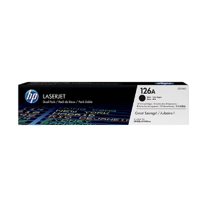 Imagem de PACK DUPLO TONER ORIGINAL HP 126A CE310AD PRETO 2 X 1200PAG.