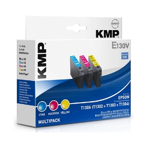 Picture of TINTEIRO COMPATÍVEL EPSON T1306 ALTA CAPAC. PACK C/3 CORES