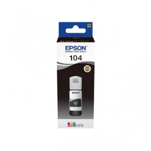 Picture of TINTEIRO ORIGINAL EPSON 104 PRETO 65ML T00P140 (ECOTANK)