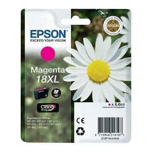 Imagem de TINTEIRO ORIGINAL EPSON 18XL MARGARIDA MAGENTA (T1813)