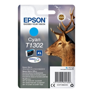 Picture of TINTEIRO ORIGINAL EPSON T1302XL CYAN ALTA CAPAC. 10.1ML