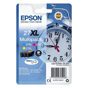 Picture of TINTEIRO ORIGINAL EPSON T2715 Nº27XL ALTA CAP. PACK 3 CORES