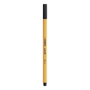 Imagem de MARC. FIBRA STABILO POINT 88/46 FINELINER 0.4MM PRETO