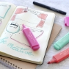 Imagem de BLISTER 4 MARCADORES FLUORESCENTES FABER-CASTELL PASTEL (154610)