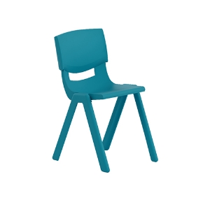 Picture of CADEIRA POLIPROPILENO MONOBLOCO T2 55X35CM AZUL