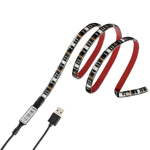 Picture of FITA LUZ LED HAMA USB COM CONTROLE RGB 1MT ID12