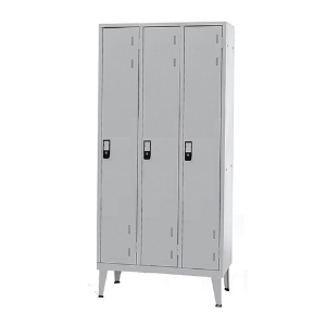 Imagem de VESTIÁRIO TRIPLO COM 3 CACIFOS 1900X900X500MM CINZA (VT.TP05.1)