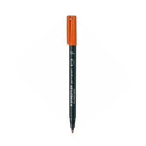 Imagem de MARC. ACETATO/CD STAEDTLER LUMOCOLOR F LARANJA 318-4