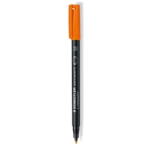 Imagem de MARC. ACETATO/CD STAEDTLER LUMOCOLOR M LARANJA 317-4