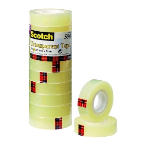 Imagem de RL. FITA ADES. 15MMX33MT 3M SCOTCH 550 TRANSP. INDIVID.