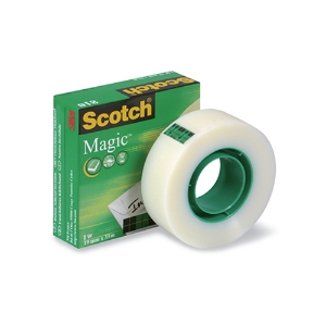 Picture of ROLO FITA ADESIVA 19MMX33MT 3M SCOTCH 810 MAGIC INVISÍVEL