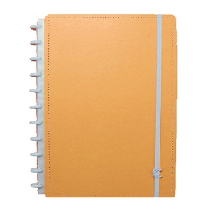 Picture of CADERNO INTELIGENTE - CADERNO GRANDE A4 LARANJA PASTEL