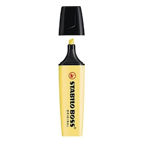Imagem de MARCADOR FLUORESCENTE STABILO BOSS PASTEL 70/144 AMARELO SUAVE