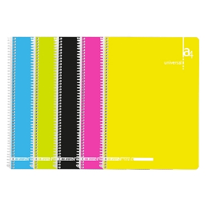Imagem de CADERNO ESPIRAL A4 80FOLHAS PAJORY COLORS PAUTADO (56V)