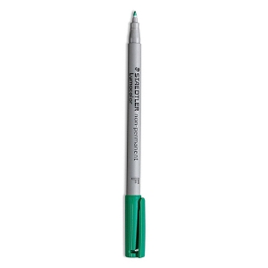 Imagem de MARC. NAO PERM. STAEDTLER LUMOCOLOR F VERDE 316-5